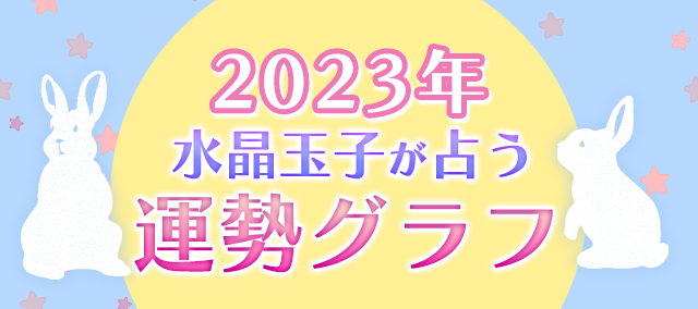 運気が高まるのは何月？水晶玉子が占う『2023年運勢グラフ』