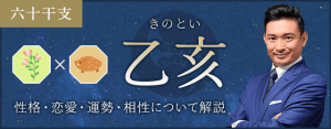 乙亥（きのとい）の性格や特徴は？恋愛・相性も解説