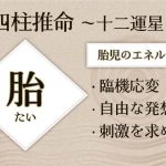 四柱推命|十二運の「胎(たい)」とは?性格・適職・恋愛傾向・人間関係