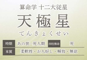 算命学【十二大従星】天極星（てんきょくせい）の特徴を解説