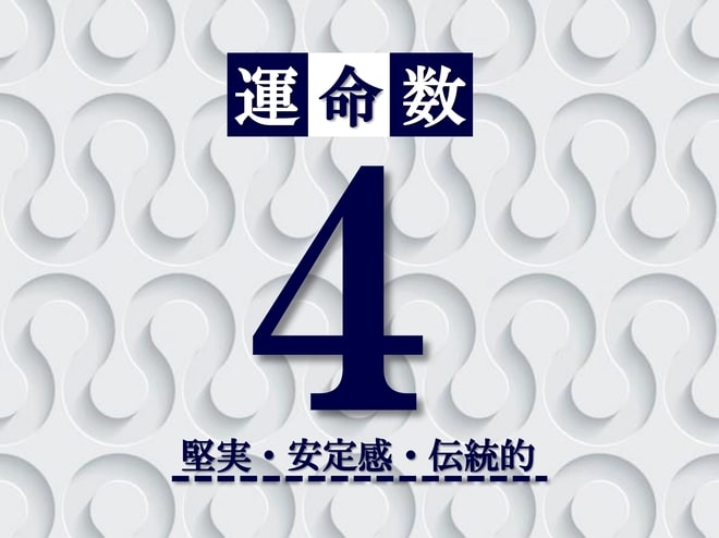 カバラ数秘術【運命数4】の特徴は？性格・恋愛・適職・相性