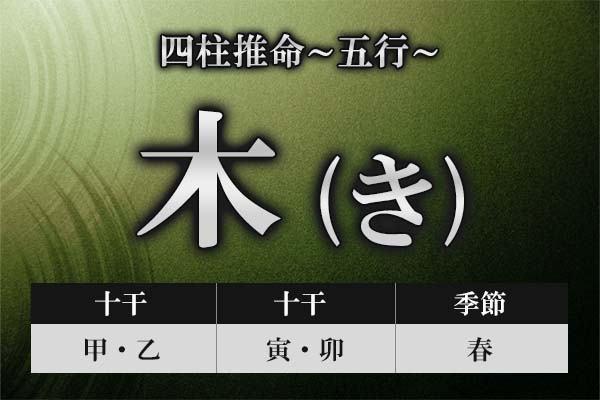 四柱推命｜五行「木」の特徴とは？性格・運勢・仕事・恋愛・相性を解説