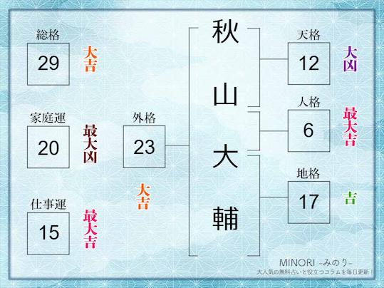 総格29画例