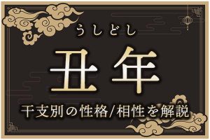 丑年(うしどし)生まれの特徴は?干支別の性格・年齢・相性を解説