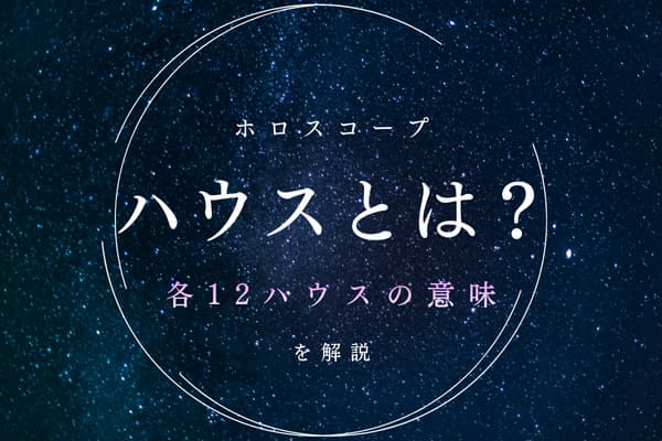 ホロスコープにおけるハウスとは？各12ハウスの意味と特徴を解説【西洋占星術】