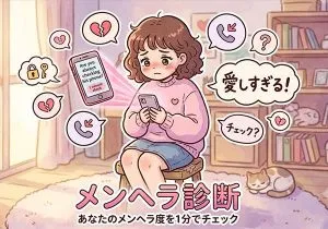 メンヘラ診断｜あなたのメンヘラ度を1分でチェック
