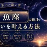 【新月の願い事】魚座の新月で願いを叶える方法・特徴