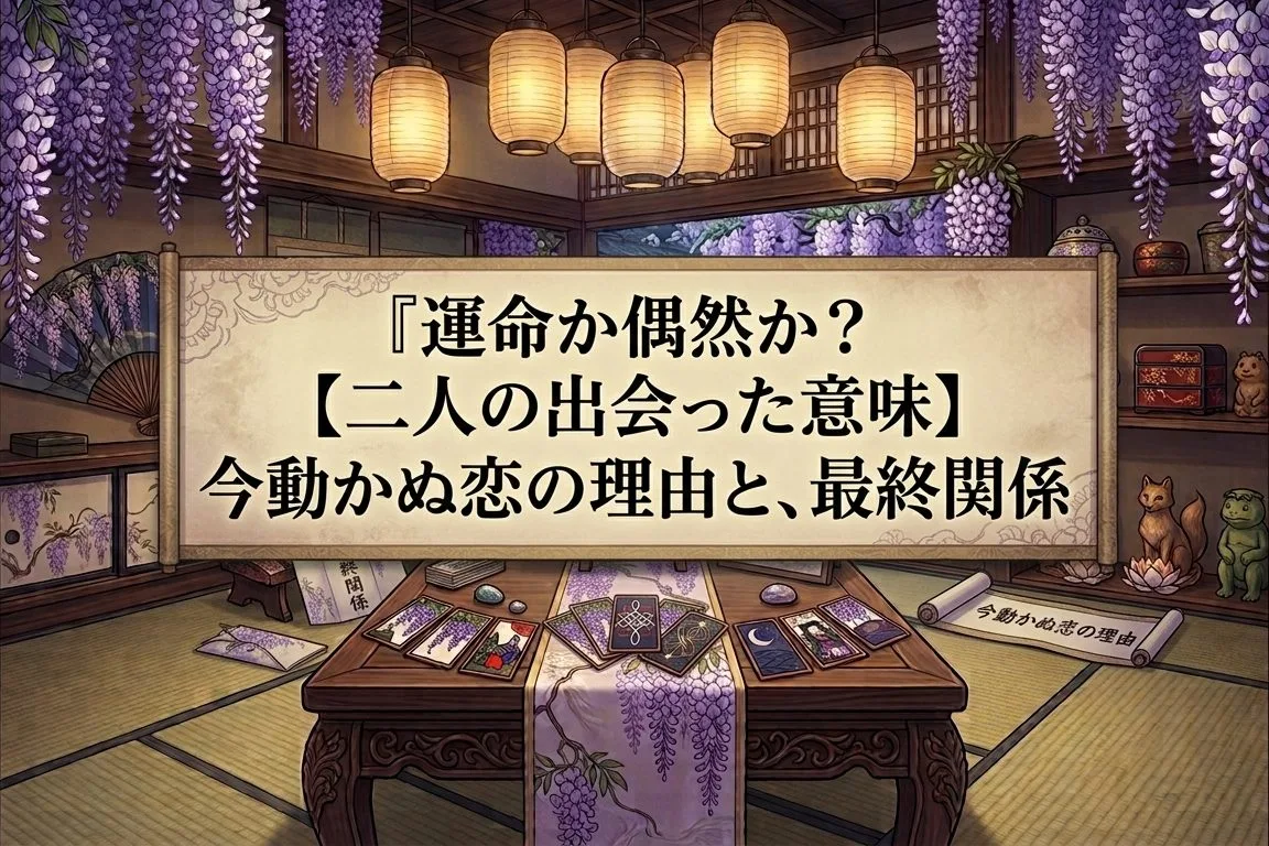 運命か偶然か？【二人の出会った意味】動かぬ恋の理由と最終関係